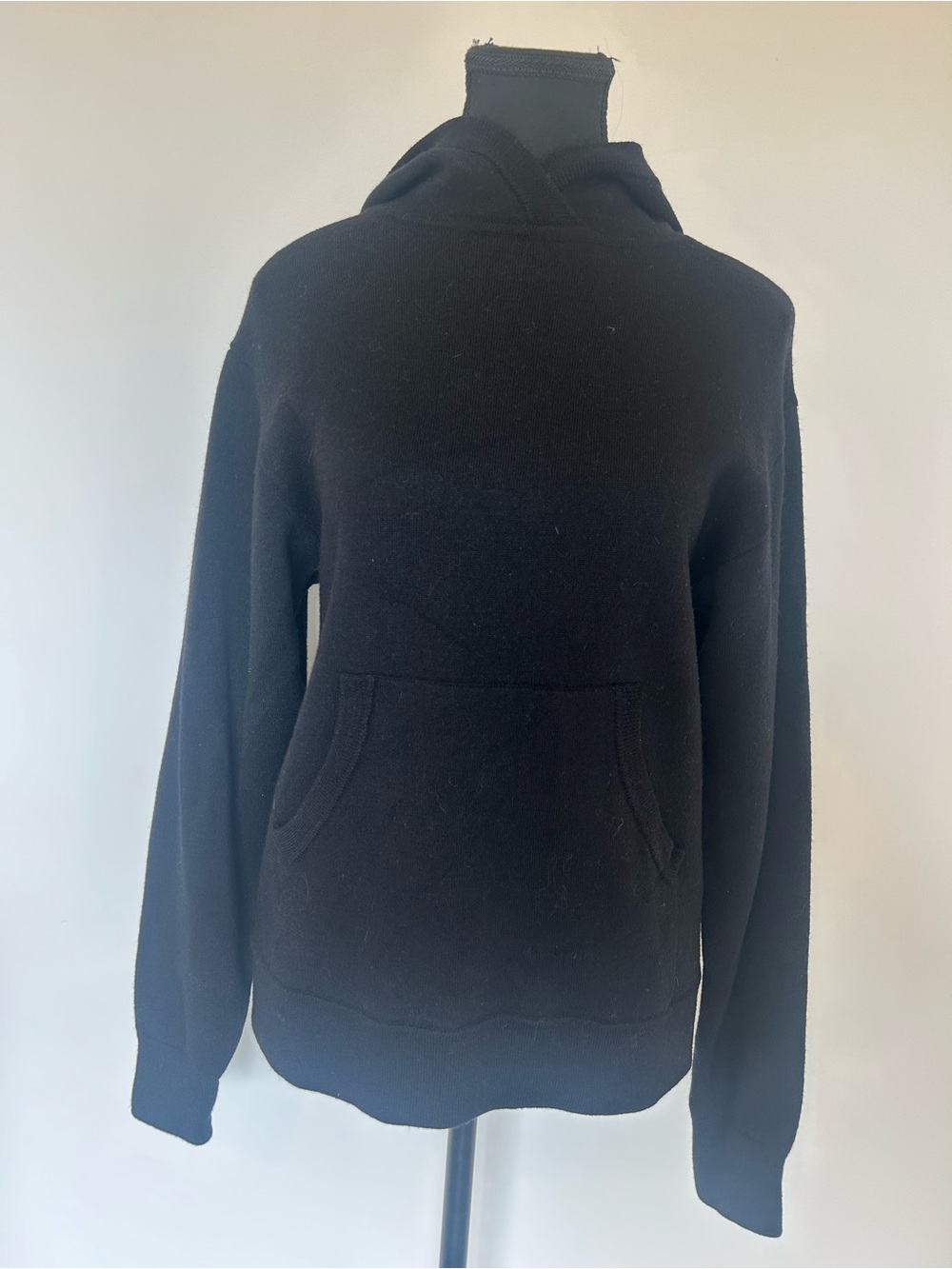 Wilfred Black Hooded Sweater